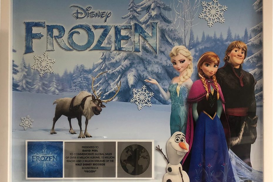 David Perl - Music Plaque - Frozen